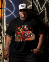 T-shirt à manches courtes grande taille pour homme The Simpools